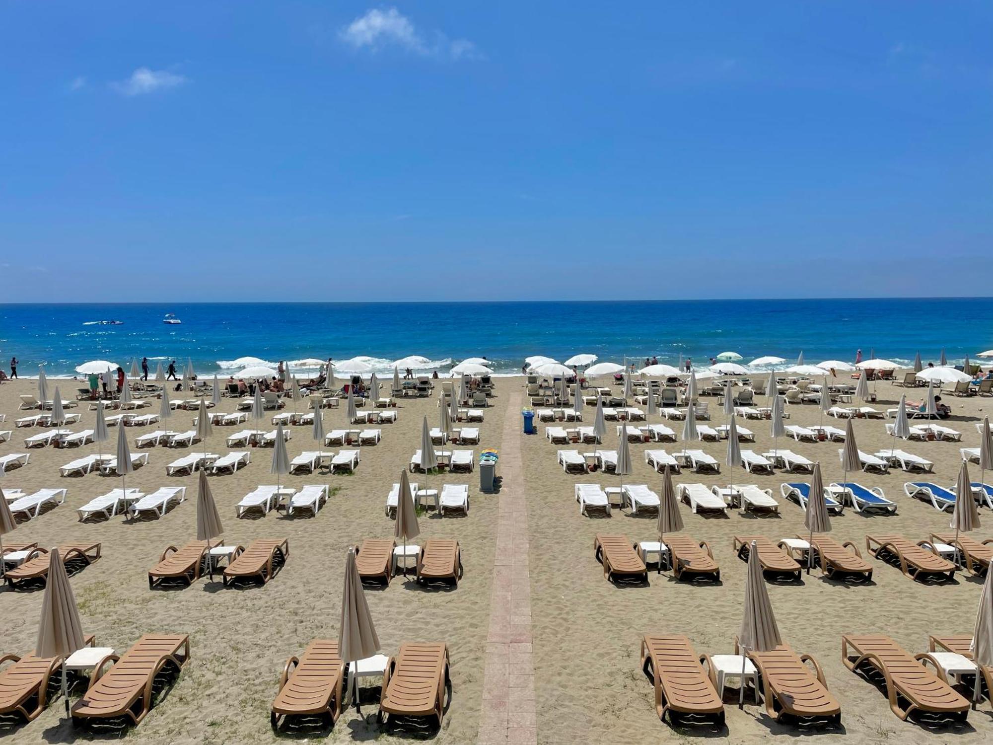 Sa Apartments! Beachfront Apartment With Sea View & Pool Alanya Exterior foto